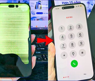 Quy trình thay màn hình iPhone 14 Plus chính hãng