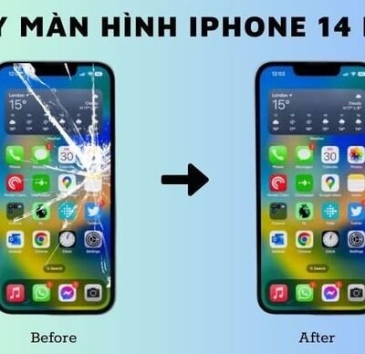 Quy trình thay màn hình iPhone 14 Plus chính hãng